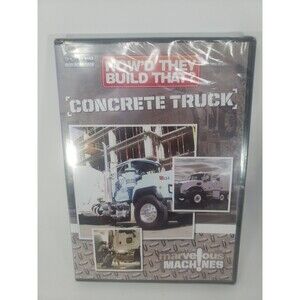 DVD How'd They Build That? Concrete Truck 2012 NEW Factory Sealed Shot In HD